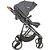 Carrinho de Bebê Cosmos Kiddo Melange Preto - Imagem 2