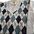 Blusa de Tricô com Losangos Tricô Kids Azul Claro - Imagem 2