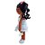 Boneca Angela Candy Poppy Metoo Azul - Imagem 3