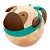 Porta Snack Zoo Cachorro Pug Skip Hop Verde - Imagem 2