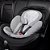 Almofada Para Carrinho e Bebê Conforto Buba Cinza - Imagem 3