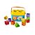 Brinquedo Balde Primeiros Blocos Fisher-Price Branco - Imagem 1