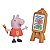 Peppa Pig Amigos Divertidos Peppa Artista Hasbro Rosa - Imagem 2