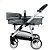 Carrinho de Bebê Travel System Epic Trio Infanti Cinza - Imagem 5