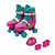 Patins 2 em 1 Com Acessórios Fenix Azul e Rosa 34-37 - Imagem 1