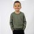 Blusa de Tricô Trabalhado Tricô Kids Verde Mescla - Imagem 1