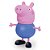 Boneco George Peppa Pig Elka Azul - Imagem 1