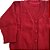 Casaco de Tricô de Bebê Trançado Tricô Kids Vermelho - Imagem 2