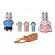 Família dos Huskys Sylvanian Families Epoch Magia - Imagem 1