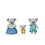 Família dos Coalas Sylvanian Families Epoch Magia - Imagem 1