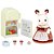 Mãe Coelho Chocolate E Geladeira Sylvanian Families Epoch - Imagem 1
