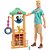 Boneco Mattel Ken Profissões Veterinário Animais Selvagens - Imagem 1