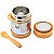 Pote Térmico Inox 3 Sprouts Com Talher Lhama - Imagem 2