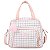 Bolsa de Maternidade Hug Média Grid Rosa - Imagem 1