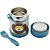 Pote Térmico Inox 3 Sprouts Com Talher Leão Azul - Imagem 2