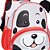 Mochila Infantil Clio Style Com Rodinhas Pet Petit Vermelho - Imagem 2