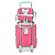 Kit Mochila e Lancheira Up4You Com Rodinhas Unicórnio Rosa - Imagem 4