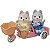 Conjunto Bicicleta Dupla Irmãos Huskys Sylvanian Families - Imagem 1
