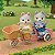 Conjunto Bicicleta Dupla Irmãos Huskys Sylvanian Families - Imagem 3