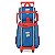 Kit Mochila de Rodinhas Lancheira Luxcel Avengers Azul - Imagem 2