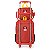 Kit Mochila de Rodinhas Lancheira Luxcel Flash Vermelho - Imagem 5