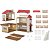Casa Telhado Vermelho Com Luzes Sylvanian Families - Imagem 2