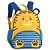 Mochila Escolar Clio Style Pets Petit Tigre Amarelo - Imagem 1