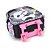 Kit Mochila de Rodinhas Lancheira Luxcel Up4You Panda Preto - Imagem 7