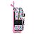 Kit Mochila de Rodinhas Lancheira Luxcel Up4You Panda Preto - Imagem 4