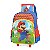 Mochila De Rodinhas Com Alça Luxcel Super Mario Azul - Imagem 1