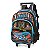 Mochila de Rodinhas Com Alça Luxcel Hotwheels Preto - Imagem 1