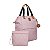 Mochila de Maternidade Little Pi Multifunciona New York Rosa - Imagem 3