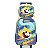 Kit Mochila de Rodinhas Lancheira Luxcel Baby Shark Amarelo - Imagem 1