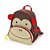 Mochila Infantil Zoo Skip Hop Macaco Marrom - Imagem 2
