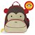 Mochila Infantil Zoo Skip Hop Macaco Marrom - Imagem 1