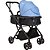 Carrinho de Bebê Kiddo Vox Melange Azul - Imagem 4