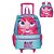 Kit Mochila e Lancheira Sestini Anymalu M Plus Rosa - Imagem 1