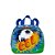 Kit Mochila de Rodinhas e Lancheira Sestini Futebol Azul - Imagem 7