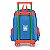 Kit Mochila de Rodinhas e Lancheira Luxcel Super Mario Azul - Imagem 3