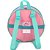 Kit Mochila de Rodinhas Lancheira Luxcel Up4You Cupcake Rosa - Imagem 4