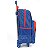 Kit Mochila de Rodinhas e Lancheira Luxcel Batman Azul - Imagem 2