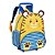 Mochila De Rodinhas Clio Style Pets Petit Tigre Azul - Imagem 1