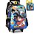 Kit Mochila de Rodinhas e Lancheira Clio Style Dragon Ball Z - Imagem 1