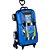 Mochila de Rodinhas 3D Maxtoy Hot Wheels Muscle Azul - Imagem 3