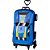 Mochila de Rodinhas 3D Maxtoy Hot Wheels Muscle Azul - Imagem 4