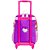 Kit Mochila de Rodinhas e Lancheira Sestini Love X Rosa - Imagem 3