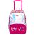 Kit Mochila de Rodinhas e Lancheira Sestini Love X Rosa - Imagem 2