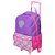 Kit Mochila de Rodinhas e Lancheira Sestini M Plus Sereia - Imagem 3