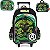 Kit Mochila de Rodinha Lancheira e Estojo Luxcel Hulk Verde - Imagem 1