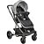 Carrinho de Bebê Kiddo Winner II Preto-Cinza - Imagem 1
